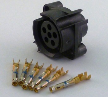 BA5590 Short Female Connector with Pins